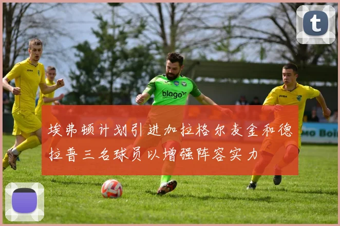 埃弗顿计划引进加拉格尔麦金和德拉普三名球员以增强阵容实力