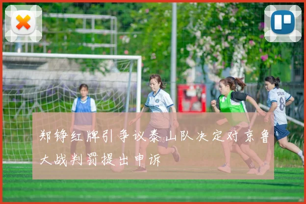郑铮红牌引争议泰山队决定对京鲁大战判罚提出申诉
